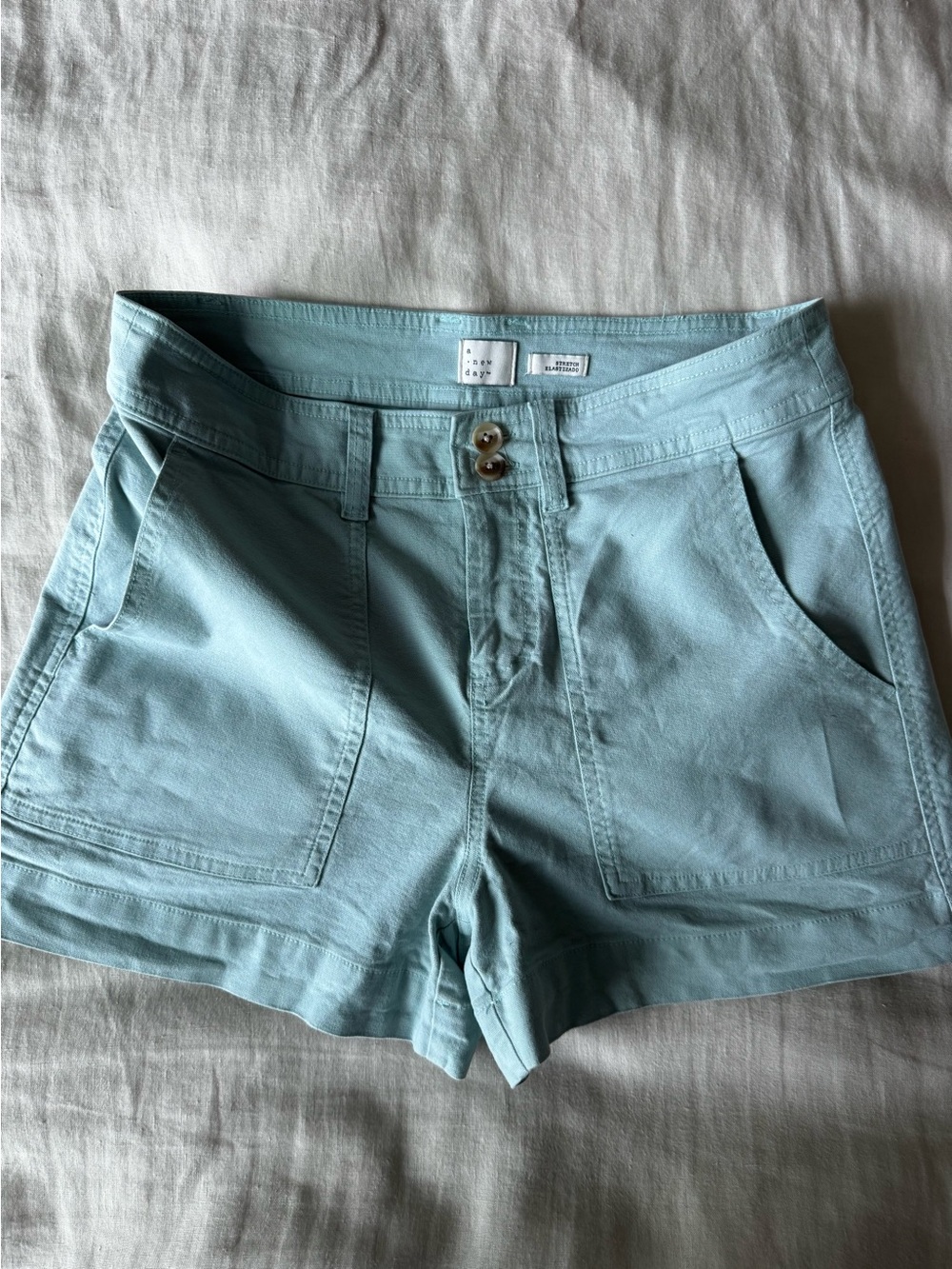 a new day Seafoam Utility Cotton Shorts